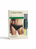 Pack de 3 braguitas bikini Calvin Klein para mujer, de algodón elástico con cintura de logo.