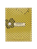 Elife Boutique presenta la fragancia Honey de Marc Jacobs para mujer, un Eau de Parfum de 3.3 oz en un frasco con diseño de lunares amarillos y negros.