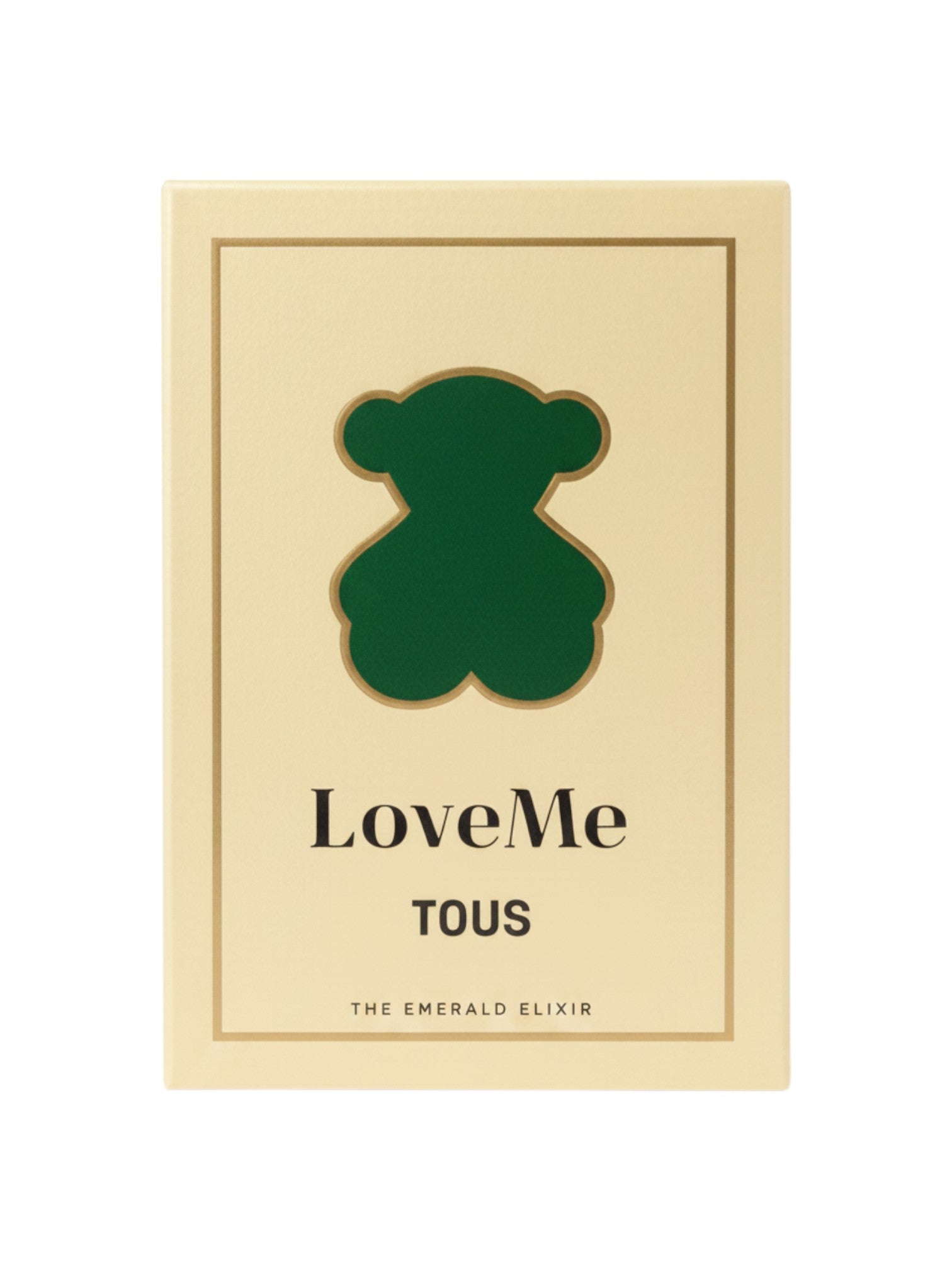 ELIFE BOUTIQUE TOUS Love Me Emerald Elixir Eau de Parfum para mujer, frasco verde con oso, 3.0 oz.