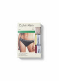 ELIFE BOUTIQUE pack de 3 bragas bikini de algodón para mujer con cintura de logo.