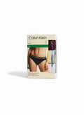 ELIFE BOUTIQUE pack de 3 bragas bikini Calvin Klein de algodón elástico para mujer, con cintura con logo.