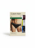 ELIFE BOUTIQUE pack de 3 braguitas bikini Calvin Klein de algodón elástico con cintura de logo.