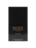 Elife Boutique Carolina Herrera Bad Boy Le Parfum para hombre, 100ml, spray de perfume natural. Caja negra con detalles dorados.