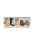 Elife Boutique Jimmy Choo Mini 5pc set de fragancias para mujer, con botellas de 0.15 oz cada una, en caja de presentación.