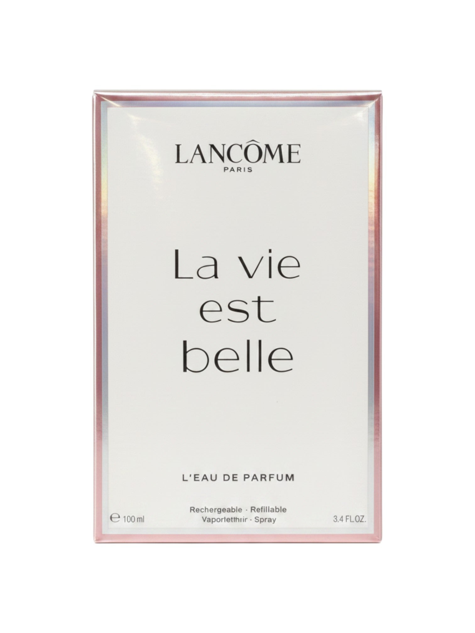 Elife Boutique Lancome La Vie Est Belle L'Eau de Parfum para mujer, 100 ml, vaporizador recargable.