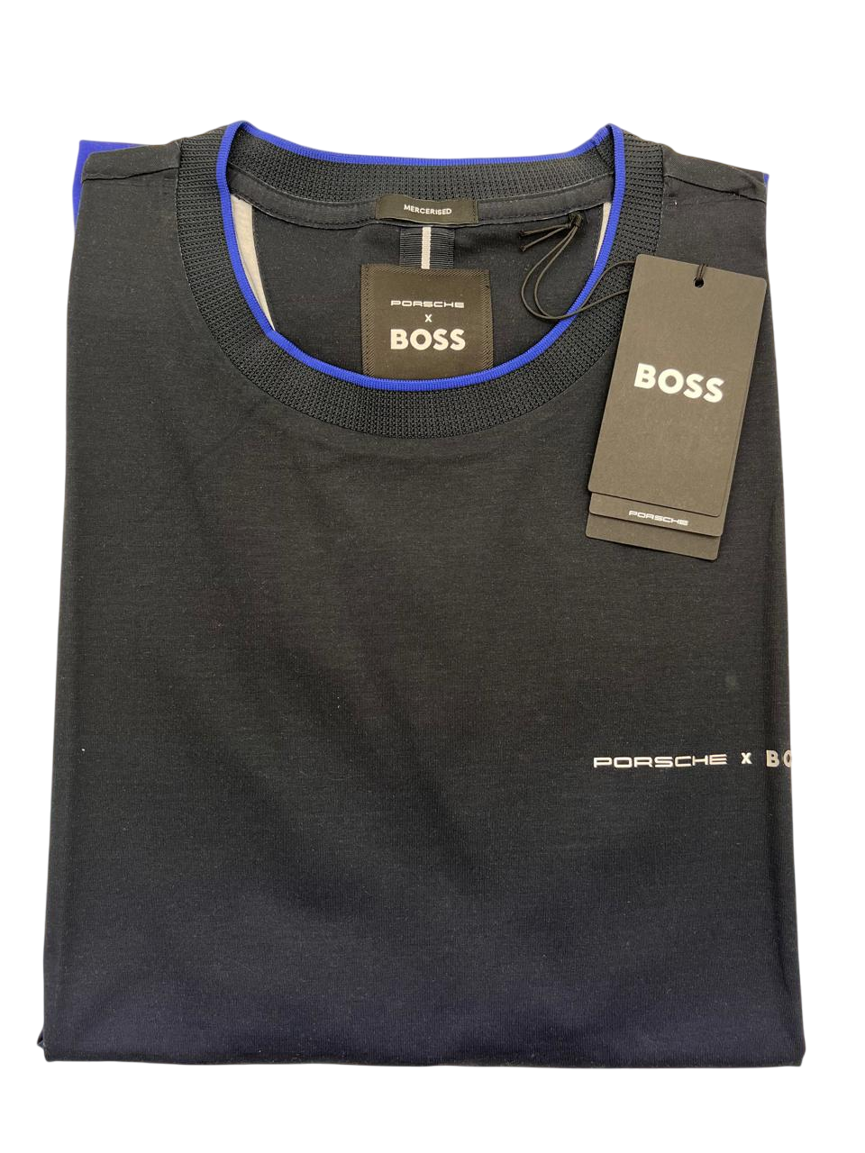 PLAYERA BOSS X PORSCHE TIBURT 360 PS AZUL