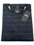 PLAYERA BOOSS X PORSCHE TESSLER 261 AZUL