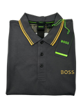 POLO BOSS PADDY PRO GRIS DORADO