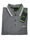 Polo Boss Paddy Gris Blanca