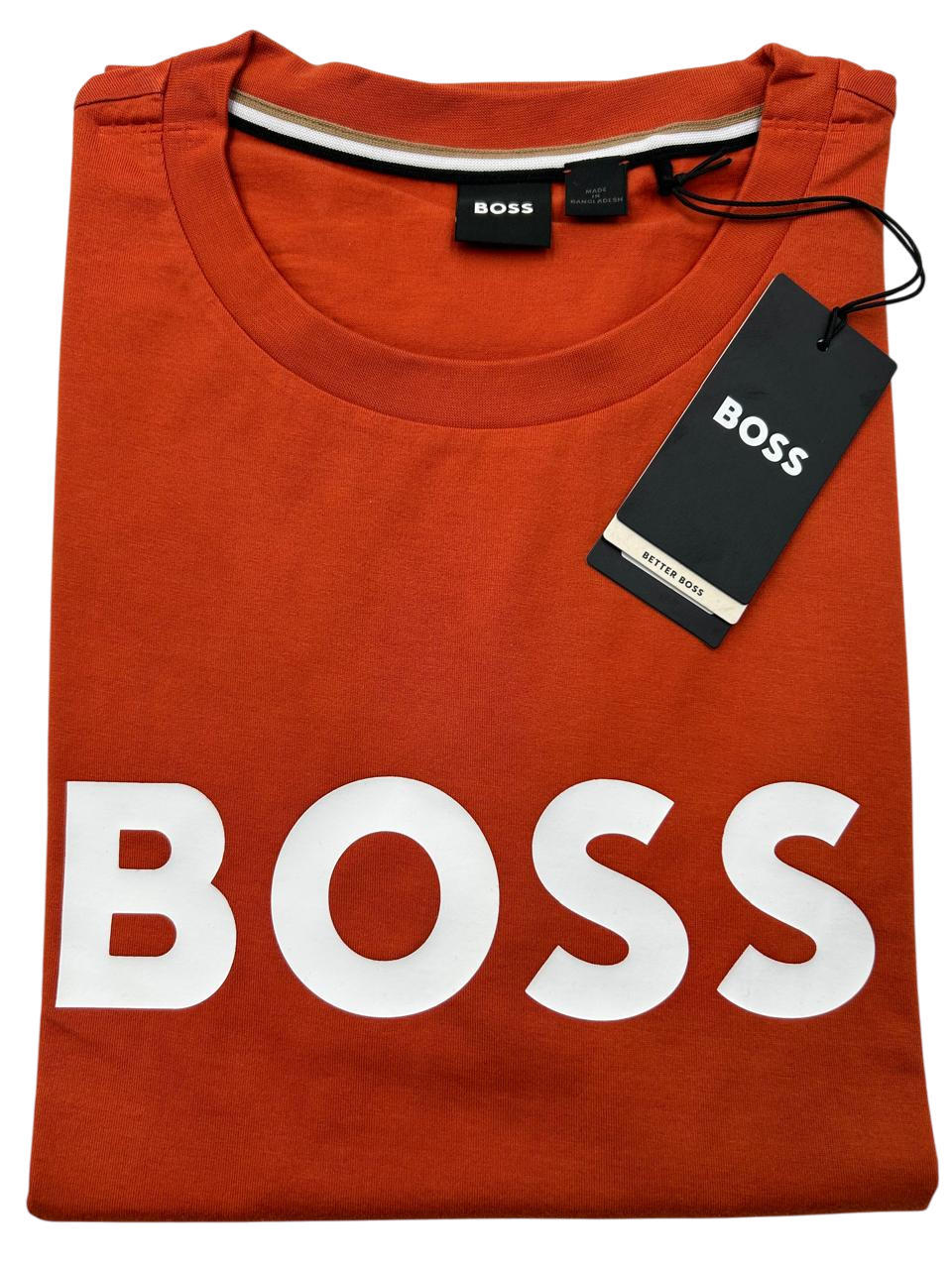 PLAYERA BOSS TIBURT 354 NARANJA