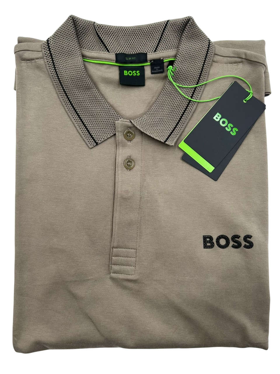 POLO BOSS PAULE 1 BEIGE NEGRA