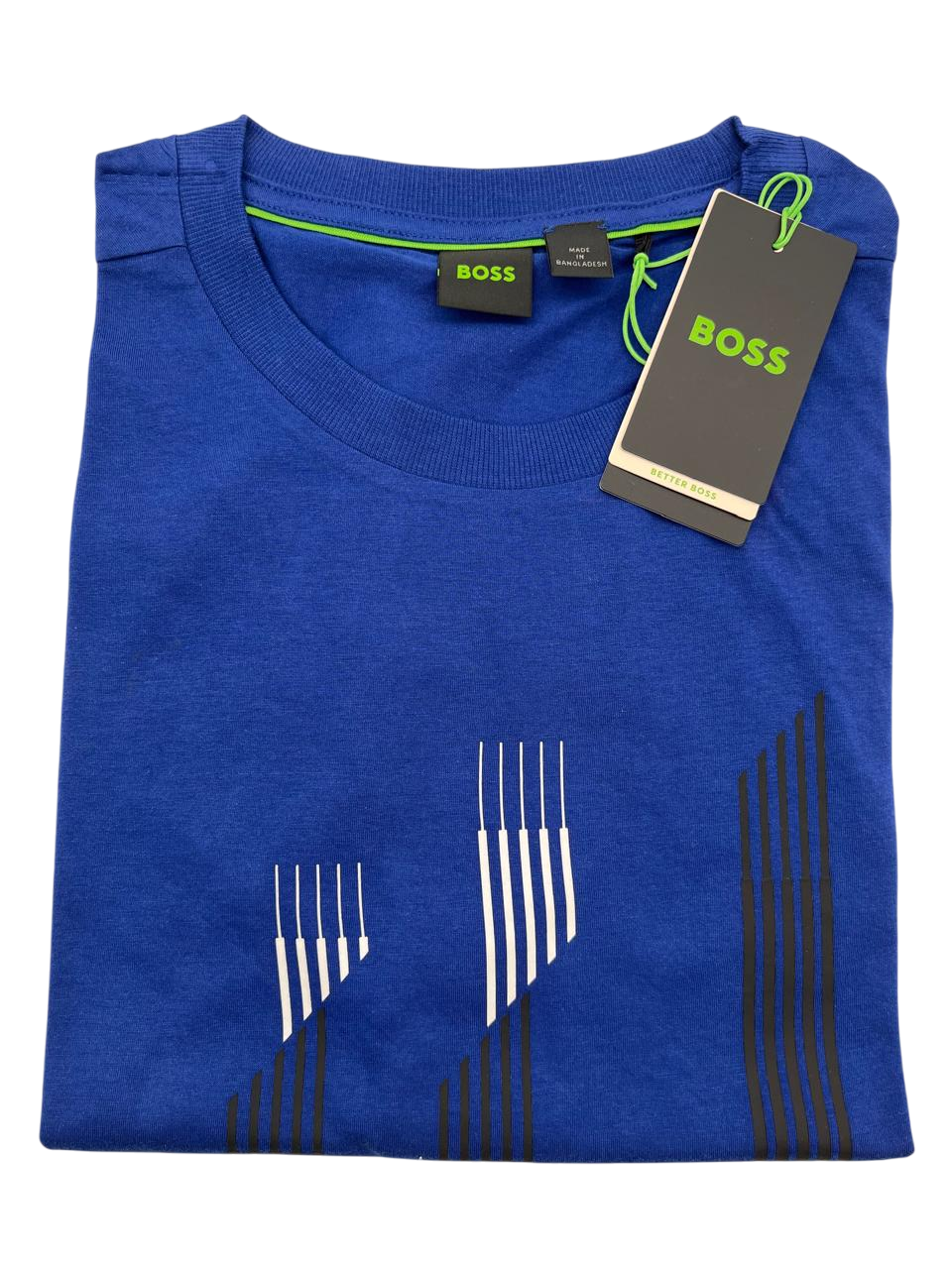 PLAYERA BOSS TEE TAPE AZUL