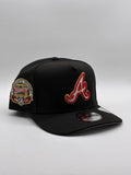 New Era A-FRAME Atlanta NEGRA CONTORNO AMARILLO
