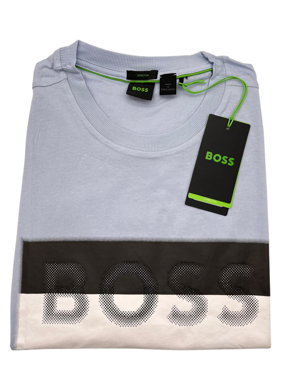 PLAYERA BOSS TEE 9 AZUL CIELO