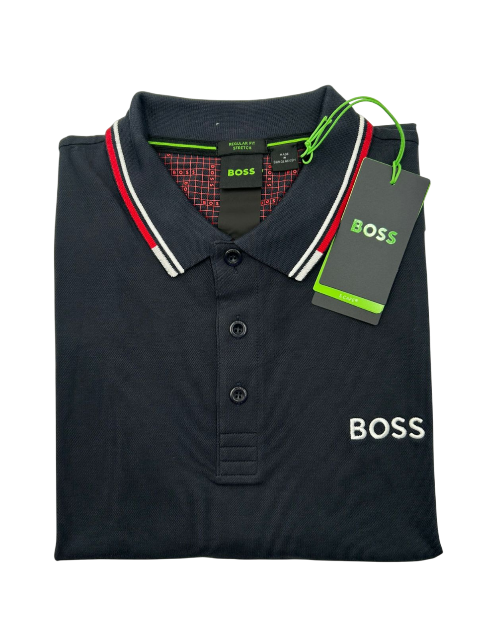 POLO BOSS PADDY PRO AZUL ROJA