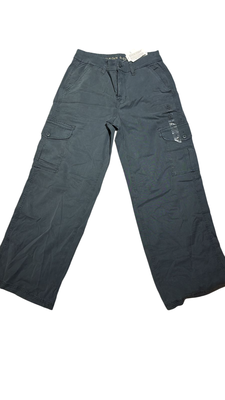 PANTALON CARGO AE M AZUL/GRIS 5285
