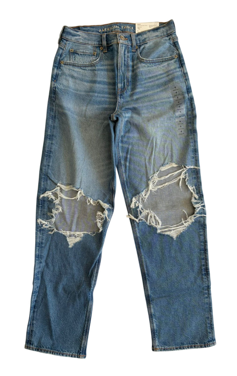 PANTALON AE SUPER HI-RISE BAGGY STRAIGHT M 4668