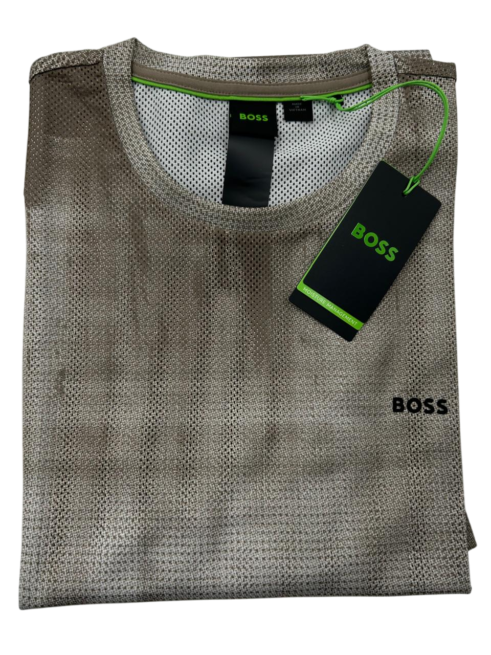 PLAYERA BOSS TEEBERO 3 BEIGE