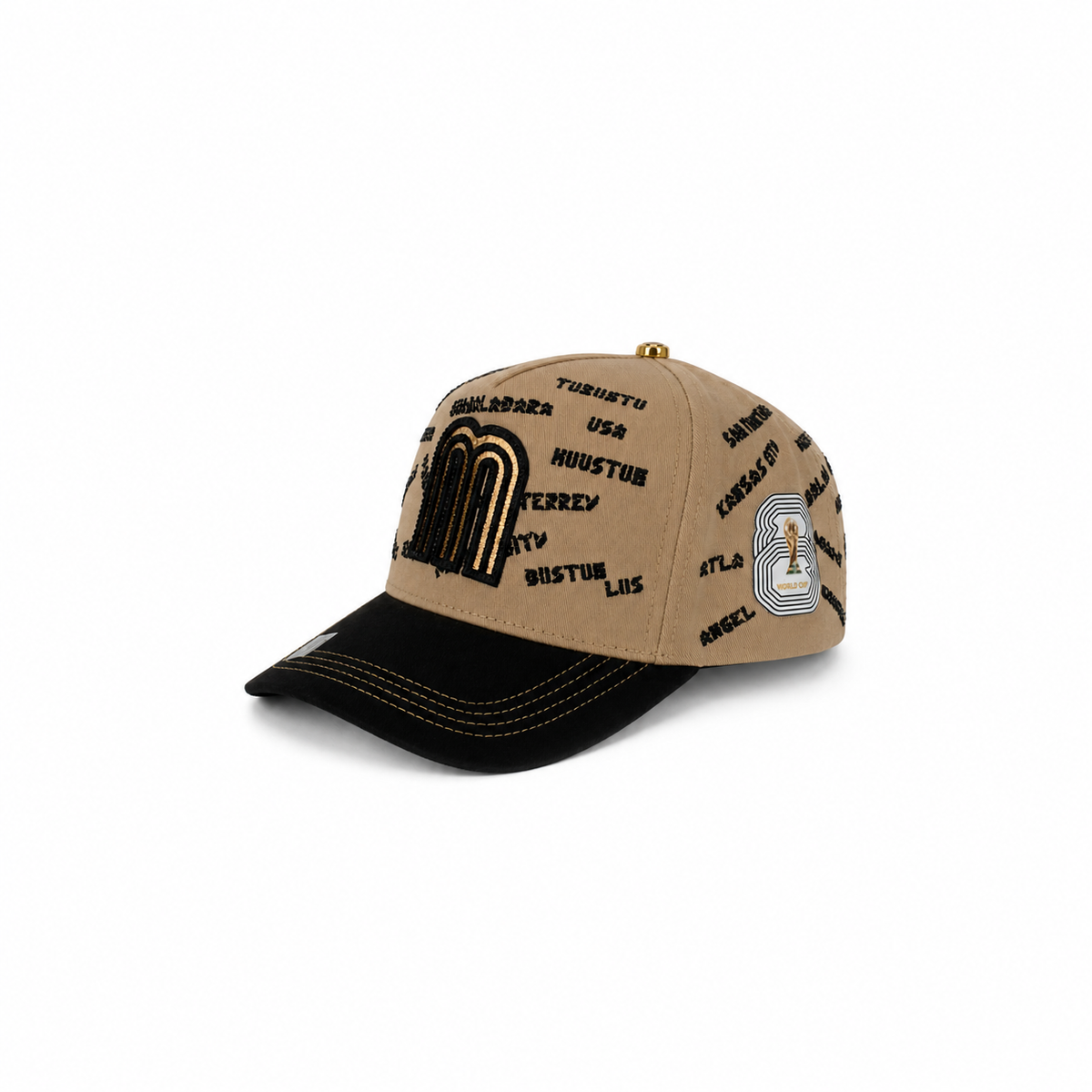 Gran Jefe México Campeones Beige – Gorra con Bordado