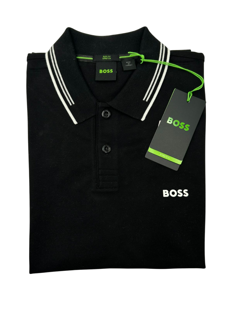 POLO BOSS PAUL NEGRA BLANCA