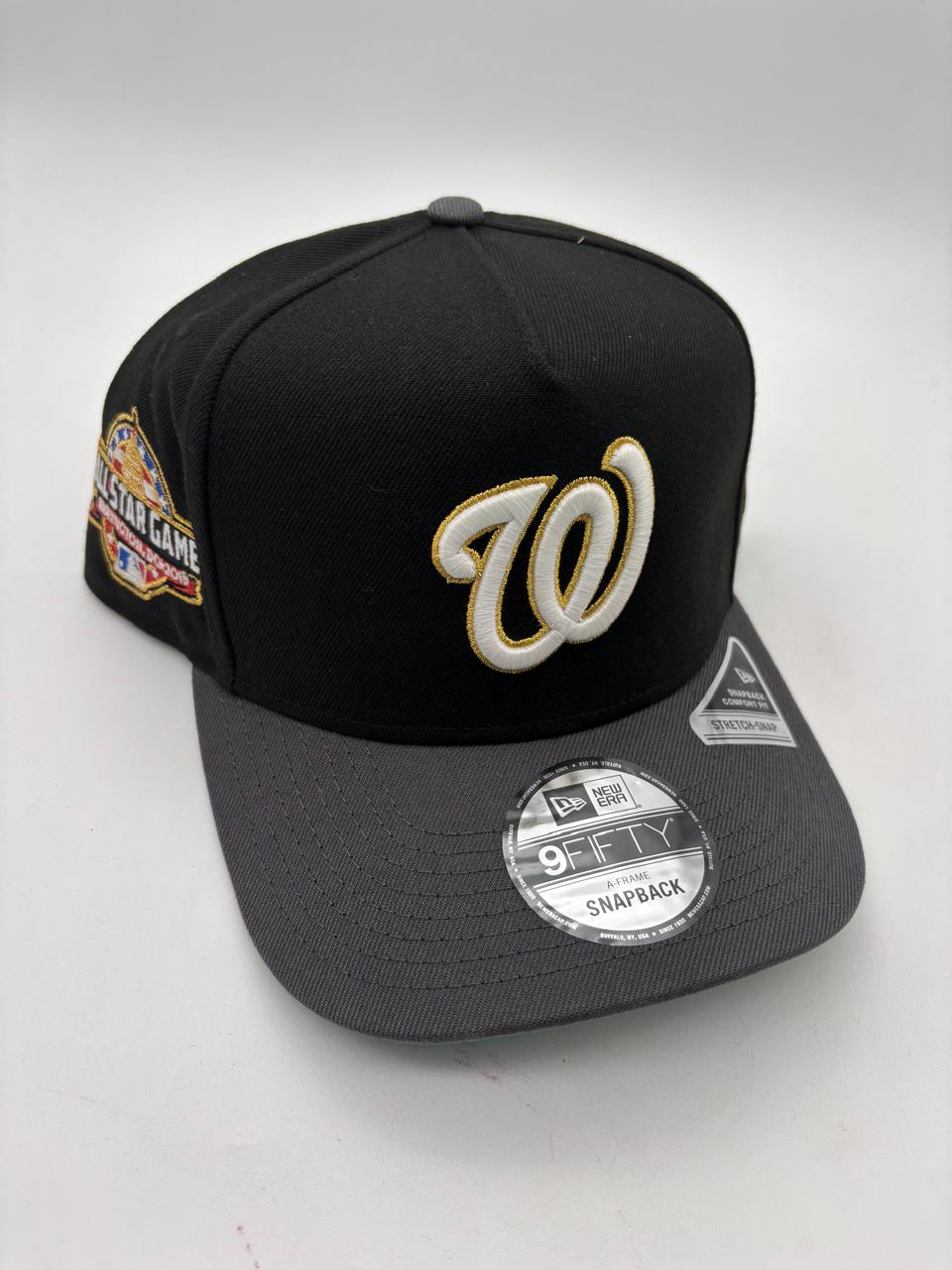 New Era A-Frame Washington Negro Gris