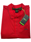 POLO BOSS PAULE ROJA GRIS