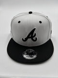 New Era Edicion Broche Atlanta Blanco Negro