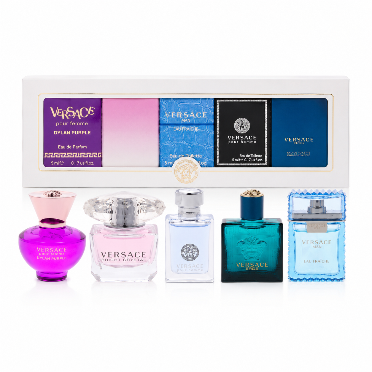 VERSACE MIX MINIS 5PC 0.17 OZ EDT