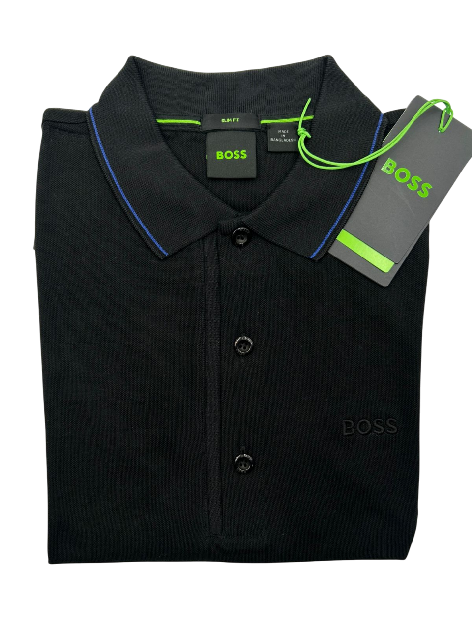 POLO BOSS PAULE 4_NCSA NEGRA AZUL