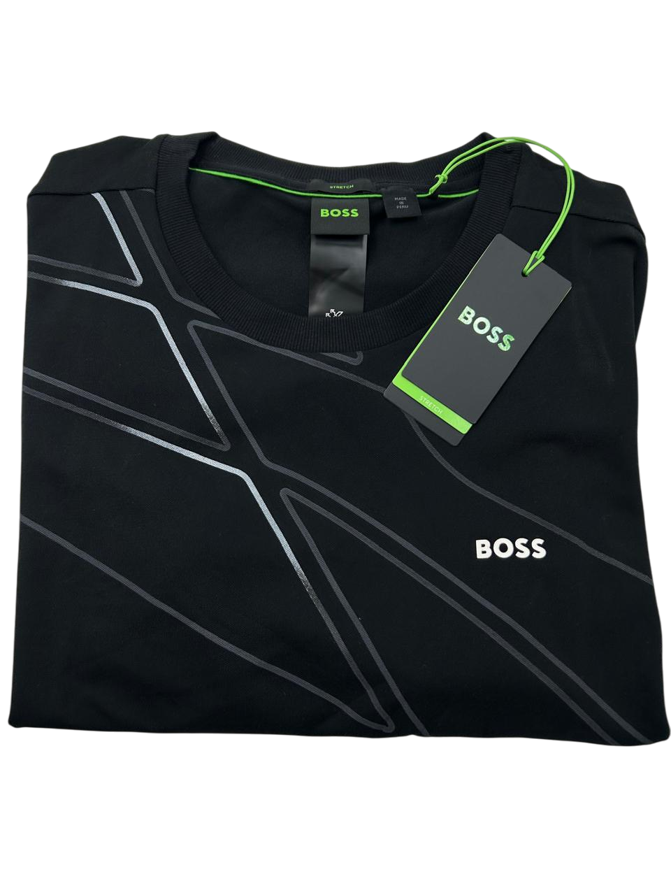 PLAYERA BOSS TEE 10 NEGRO