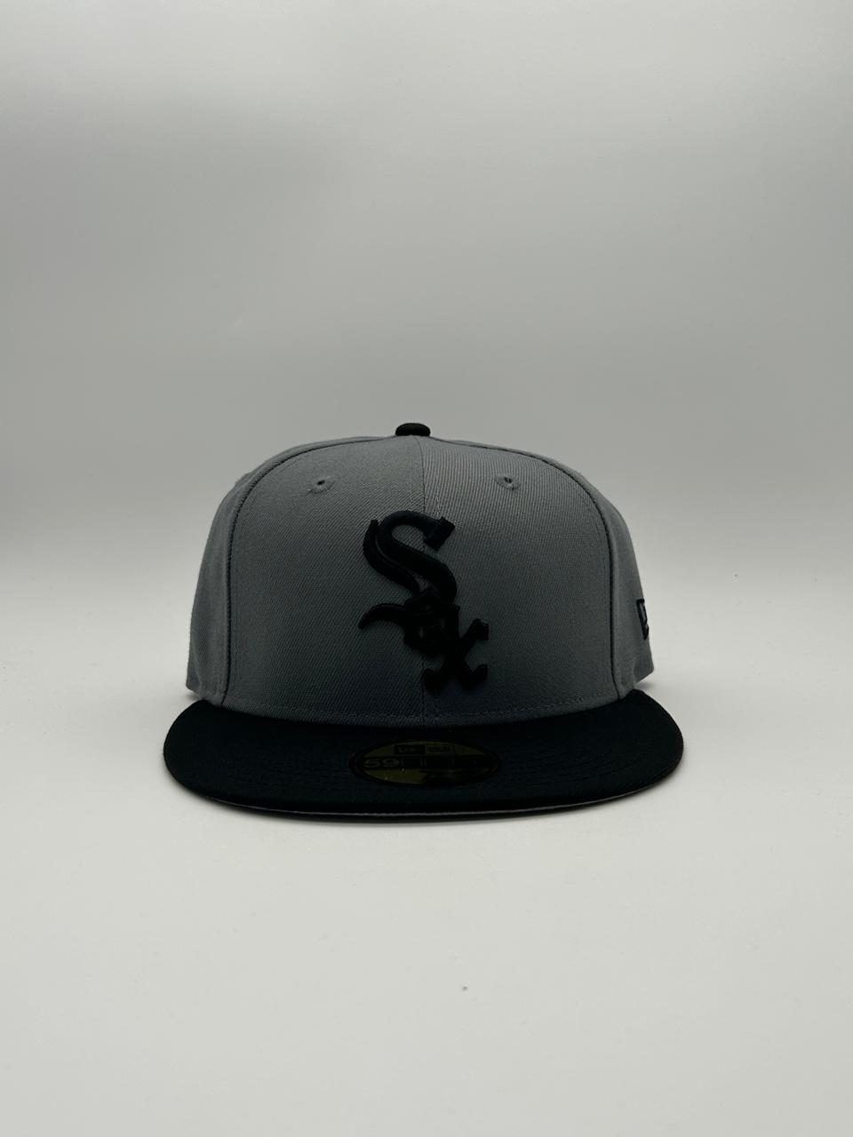 New Era Sox Gris Negra
