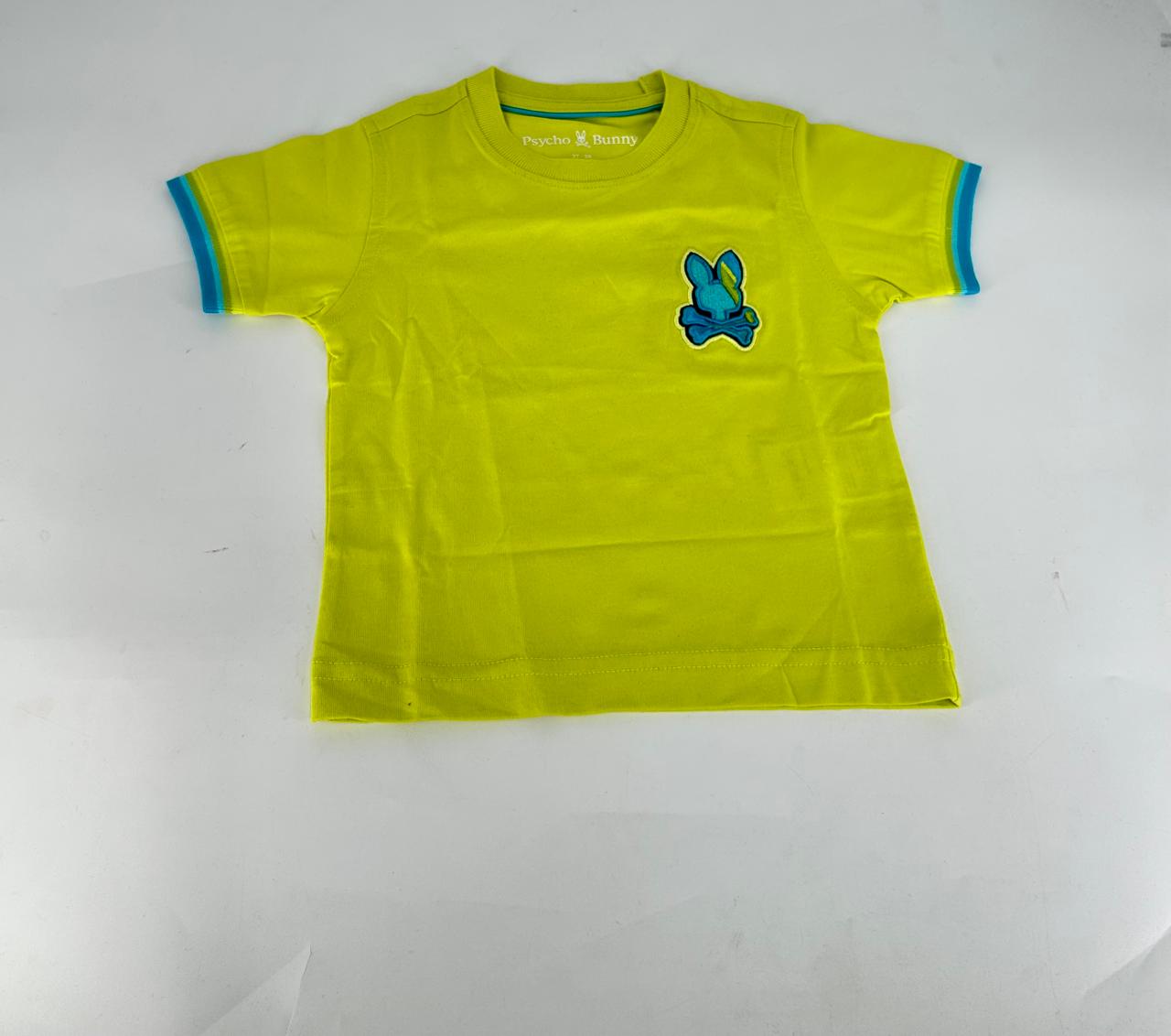 PLAYERA PSYCHO BUNNY NIÑO YELLOW B0U615A2PC