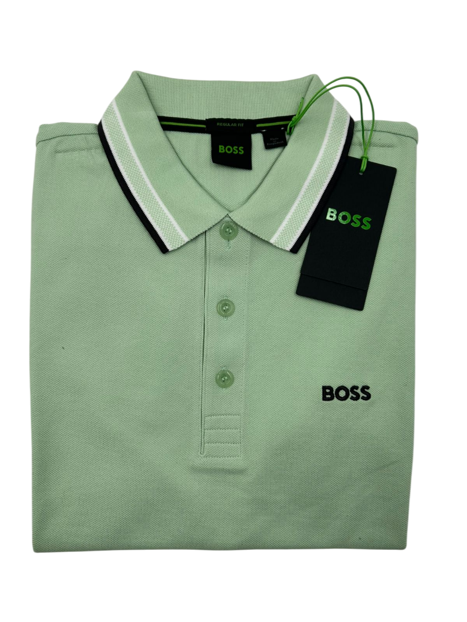 POLO  BOSS PADDY VERDE PISTACHE