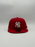 New Era Yankees Roja Blanco