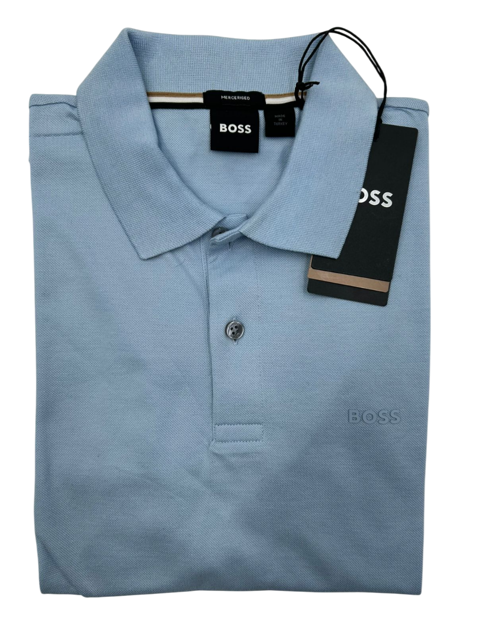 POLO BOSS PARLAY 147 AZUL CIELO