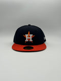 New Era Houston Azul Naranja