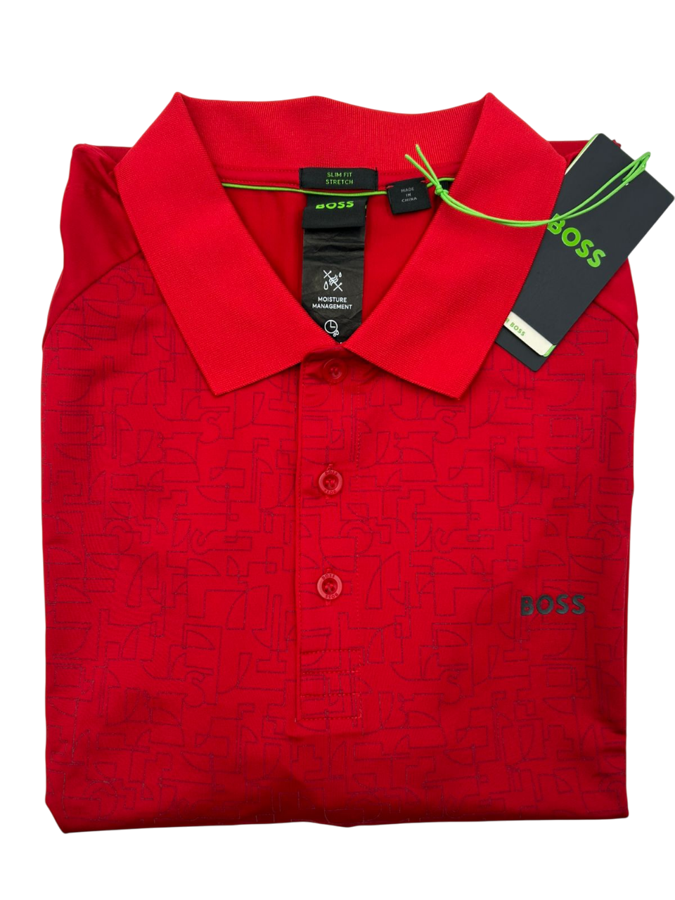 POLO BOSS PAULETECH ROJA