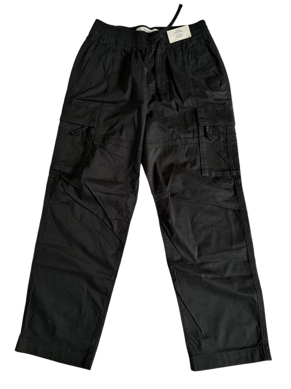 HOLLISTER BAGGY UTILITY PANT NEGRO