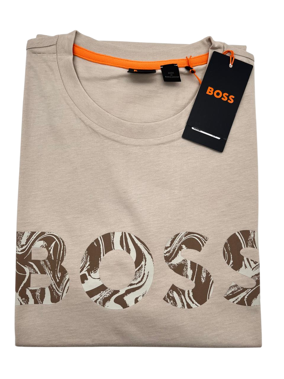 PLAYERA BOSS TE BOSSOCEAN BEIGE