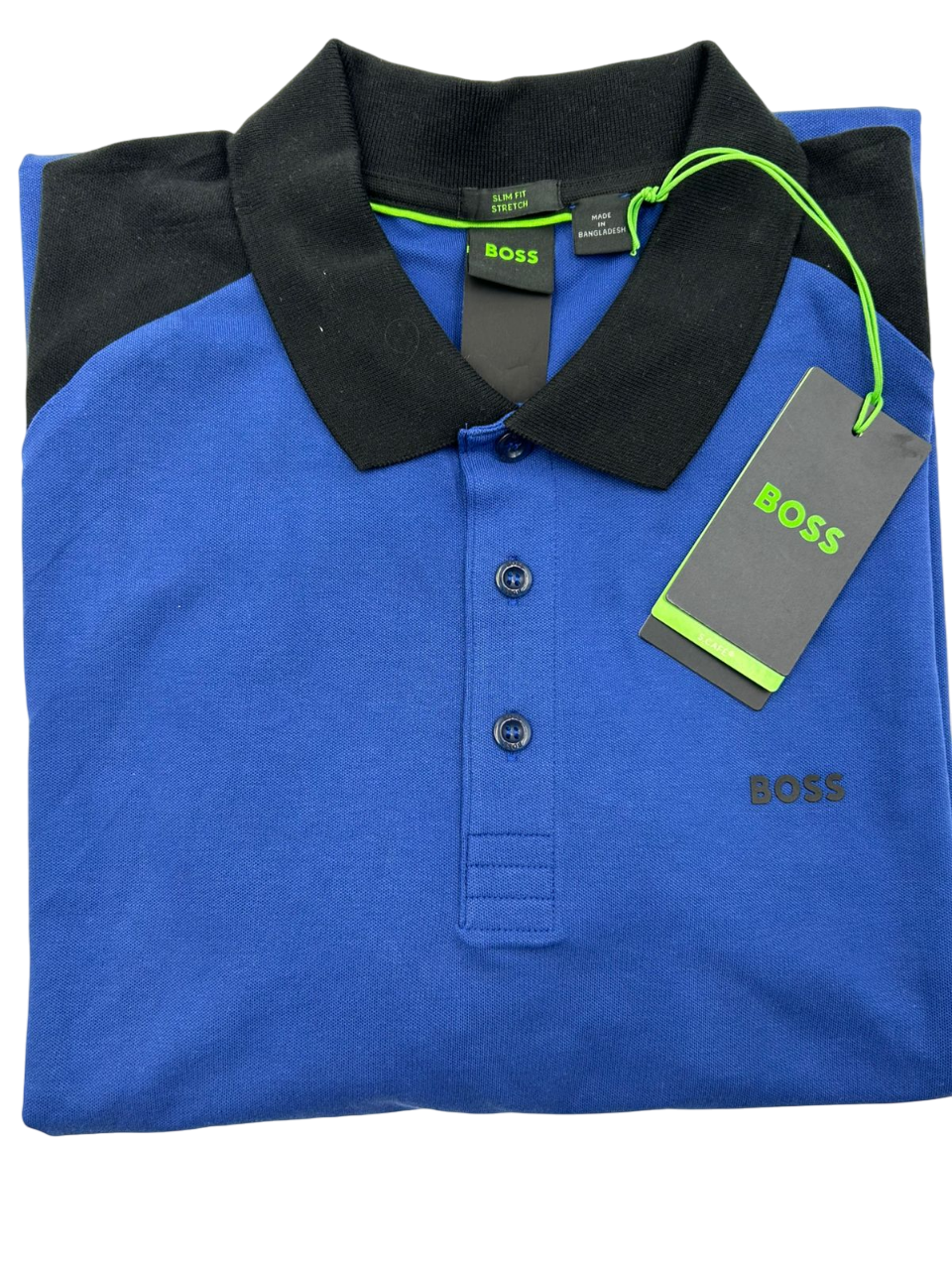 POLO BOSS PAULE 3 AZUL NEGRA